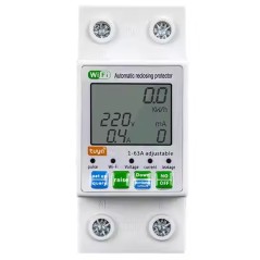 Tuya Contador de Energía Smart WiFi 1-63A con Pantalla