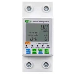 Tuya Smart WiFi Energy Meter 1–63A with Display
