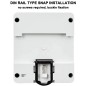 Tuya Contatore di Energia Trifase Smart WiFi 100A per Fotovoltaico con Monitoraggio Bidirezionale