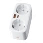 Prise double intelligente Tuya 16A WiFi avec port USB Type-C et charge rapide GaN 25 W