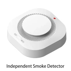 Sensore Rilevatore di Fumo RF433 Fotoelettrico con Allarme 85dB