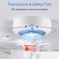 Tuya RF433 Battery-Operated Photoelectric Smoke Detector with 85dB Siren