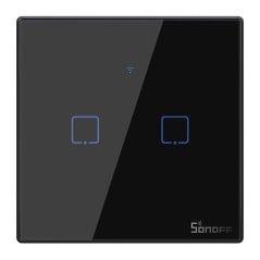 Sonoff 2-Tasten-Touch-WLAN-Wandschalter T3EU2C-TX