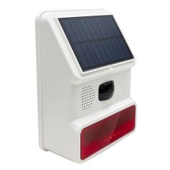 Prezzo Sirena Solare Wireless RF433 con PIR da Esterno IP65