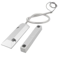 Vista frontale del contatto magnetico cablato corazzato per basculanti