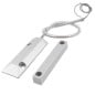 Capteur de contact magnétique filaire Tuya pour volets, portes de garage et portes métalliques