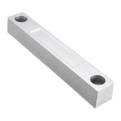 Wired magnetic contact for garage shutters with mounting screws