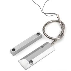 Armored wired NC magnetic contact for garage shutters and doors main image