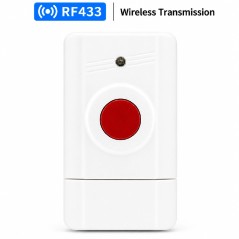 Bouton SOS Antipanique Sans Fil RF433 pour Systèmes d’Alarme