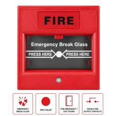Verdrahteter Feuer-Notfalltaster mit Glasbruch für Alarme