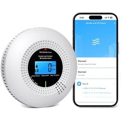 Tuya Smart Wi-Fi, batterijgevoede gecombineerde rook- en koolmonoxidedetector