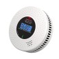 Detector combinado de humo y monóxido de carbono Tuya Smart Wi-Fi alimentado por batería