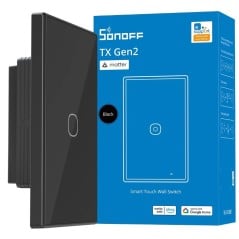 Package SONOFF TX Gen2 T6-120MB black smart switch 1 gang