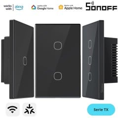 SONOFF TX Gen2 T6-120MB schwarzer Smart-Touch-WiFi-Matter-Schalter Hauptbild