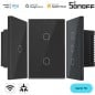 Sonoff TX Gen2 Smart WiFi Wall Switch and Matter Black T6-120MB Series