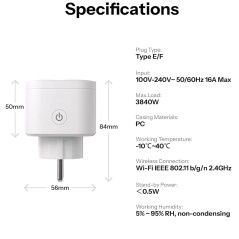Ficha técnica SONOFF S61STPF iPlug Gen2 Matter con especificaciones del producto