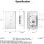 Interruptor de pared WiFi inteligente Sonoff TX Gen2 y serie T6-120MB en color negro mate