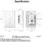 Sonoff TX Gen2 Interruttore Smart WiFi e Matter da Parete Nero Serie T6-120MB