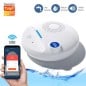 Tuya Rilevatore Perdite Acqua Smart WiFi con Sirena 100dB e Doppio Sensore Anti Allagamento