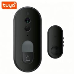 Tuya Campanello Smart WiFi con Videocamera, Batteria e Suoneria Interna USB