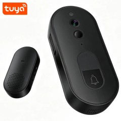 Tuya Battery-Powered Smart WiFi Doorbell with USB Chime