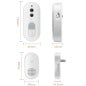 Tuya Smart WiFi Doorbell with Video Camera, Battery and Internal USB Chime
