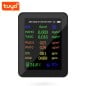 Tuya 10-in-1 Smart WiFi Air Quality Detector with Display, CO2, PM2.5, TVOC, Temperature and Humidity