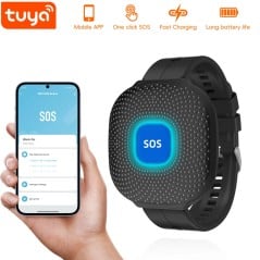 Tuya Smart SOS WiFi Wristband with App Notifications