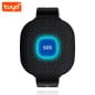 Pulsera inteligente WiFi SOS Tuya con botón de emergencia y notificaciones de la aplicación.