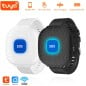 Tuya Braccialetto SOS Smart WiFi da Polso con Pulsante Emergenza e Notifiche App