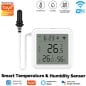Tuya Smart WiFi Thermohygrometer mit externer Sonde für Temperatur und Luftfeuchtigkeit
