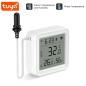 Thermohygromètre intelligent WiFi Tuya avec sonde externe pour la température et l'humidité