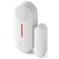 Sensor magnético inteligente WiFi para puertas y ventanas Tuya con alarma sonora de 90 dB