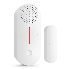 Tuya Capteur de Porte/Fenêtre Smart WiFi avec Sirène 90 dB