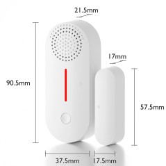 Tuya Smart WiFi Door/Window Sensor with 90 dB Siren