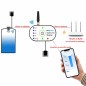 Tuya Smart WiFi Long Range Tank Water Level Meter Kit with Indicator Monitor