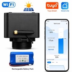 Tuya Solar-WiFi-Wasserstandssensor mit Akku
