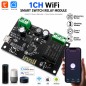 Módulo de relé WiFi inteligente Tuya 1CH Módulo de relé WiFi inteligente Tuya 1CH