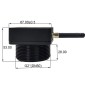 Tuya Smart WiFi + LoRa Ultrasonic Liquid Level Meter Kit with Indicator Monitor