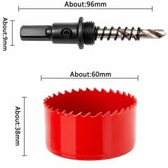 HSS Bi-Metall-Lochsäge 60 mm für Bohrmaschine