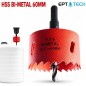 60mm HSS Bi-Metal Hole Saw with Pilot Drill Bit