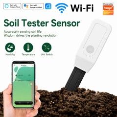 Tuya Smart bodemsensor met vochtigheids- en temperatuurmeter