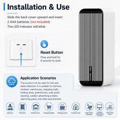 Sensore Pioggia e Acqua Tuya Smart WiFi e Zigbee