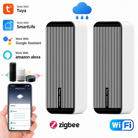 Sensore Pioggia e Acqua Tuya Smart WiFi e Zigbee