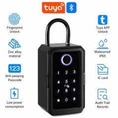 Tuya Sleutelkluis Veiligheidsbox Smart Bluetooth met Vingerafdruk en Wachtwoord