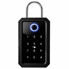 Tuya Smart Bluetooth Key Box with Fingerprint and Remote Unlock