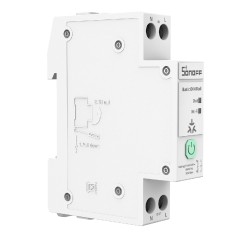 Sonoff BASIC-1GSP slimme WiFi Matter-module voor DIN-rail, vooraanzicht