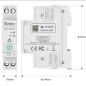 Sonoff BASIC-1GSP 32A DIN-railschakelaar Smart Matter via WiFi