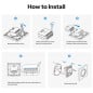 Sonoff EDIM Involucro da Parete per Interruttore Dimmer MINI-DIM e MINI-ZBDIM