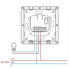 Schéma de connexion Sonoff Orb-ZBW1 Zigbee Mini R2 ZBMINIR2-E 100-240V